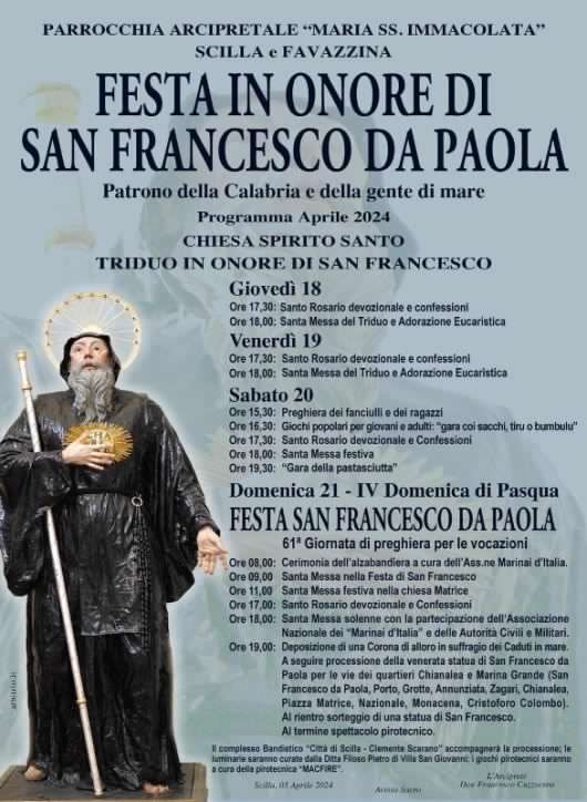 Festa in onore di San Francesco di Paola